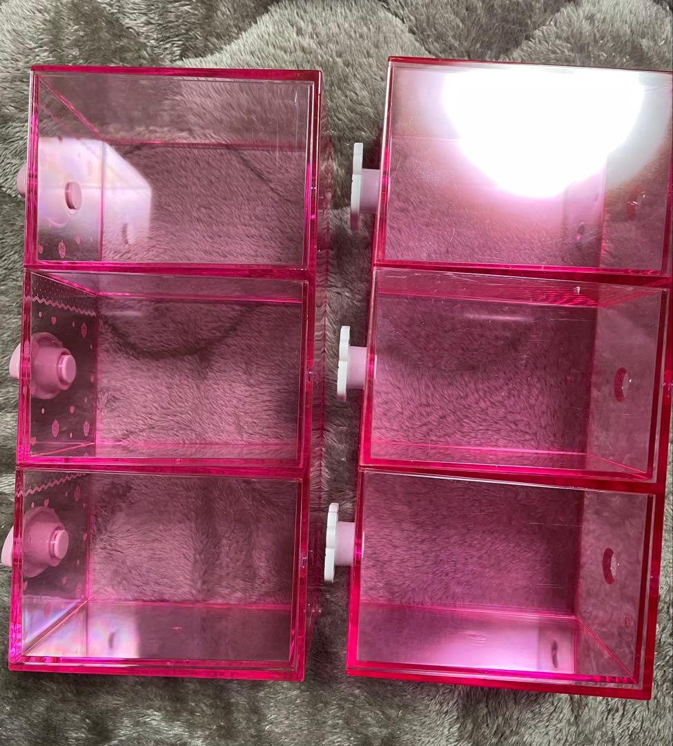 サンリオ　ハローキティ　マイメロディ　3段ケース　収納ボックス　入れ物　引き出し