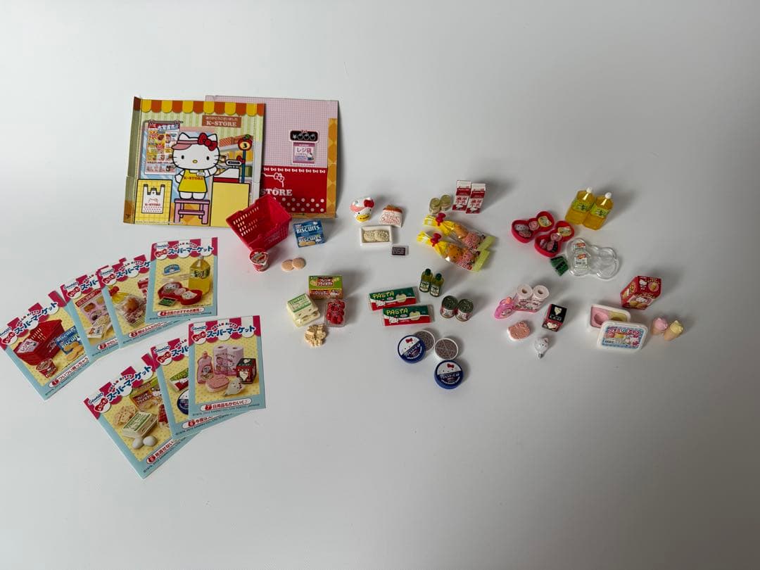 注意【3番6番は1セットです】リーメント ハローキティ スーパーマーケットセット