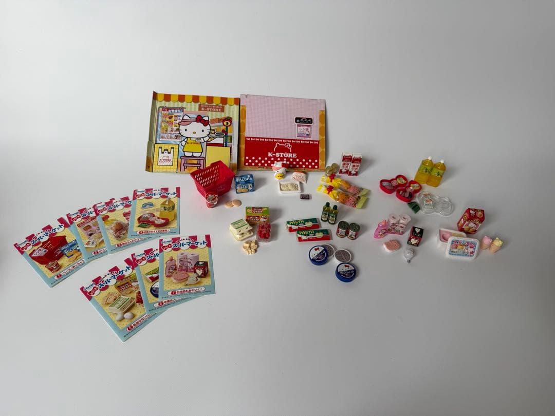 注意【3番6番は1セットです】リーメント ハローキティ スーパーマーケットセット