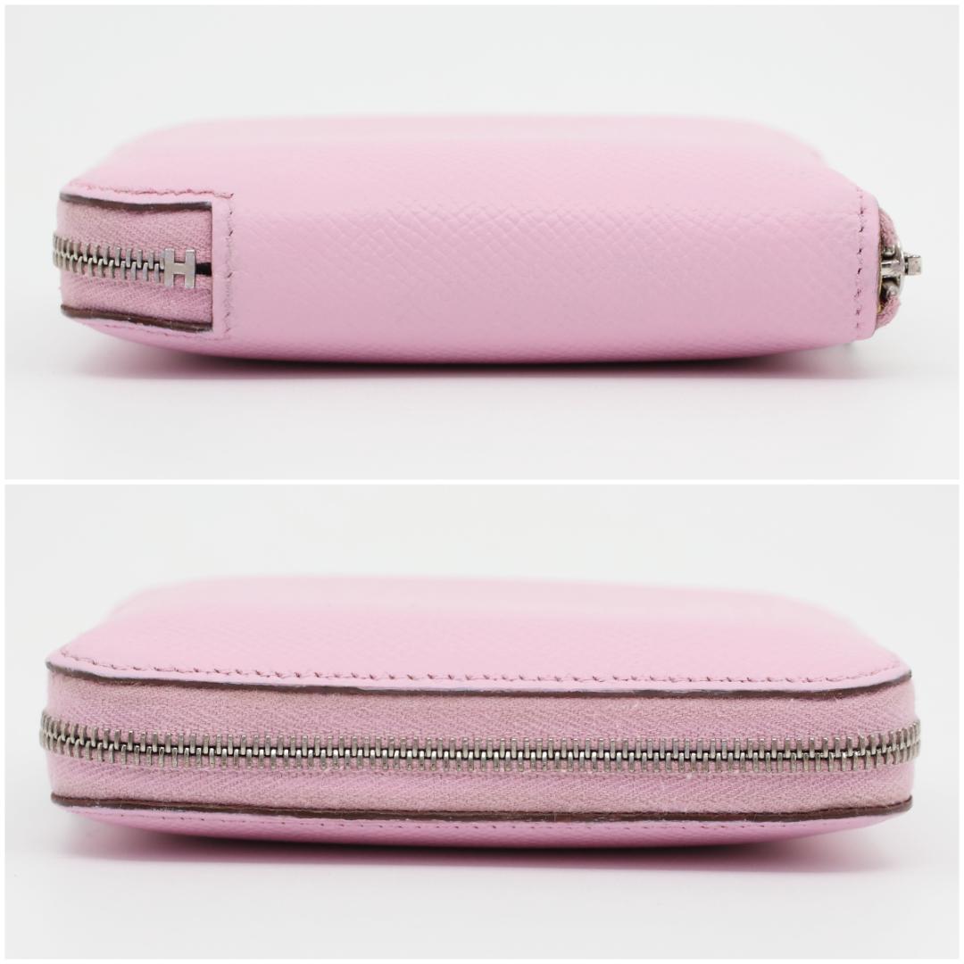 エルメス アザップ コンパクト シルクイン ヴォーエプソン ピンク系 Z刻印