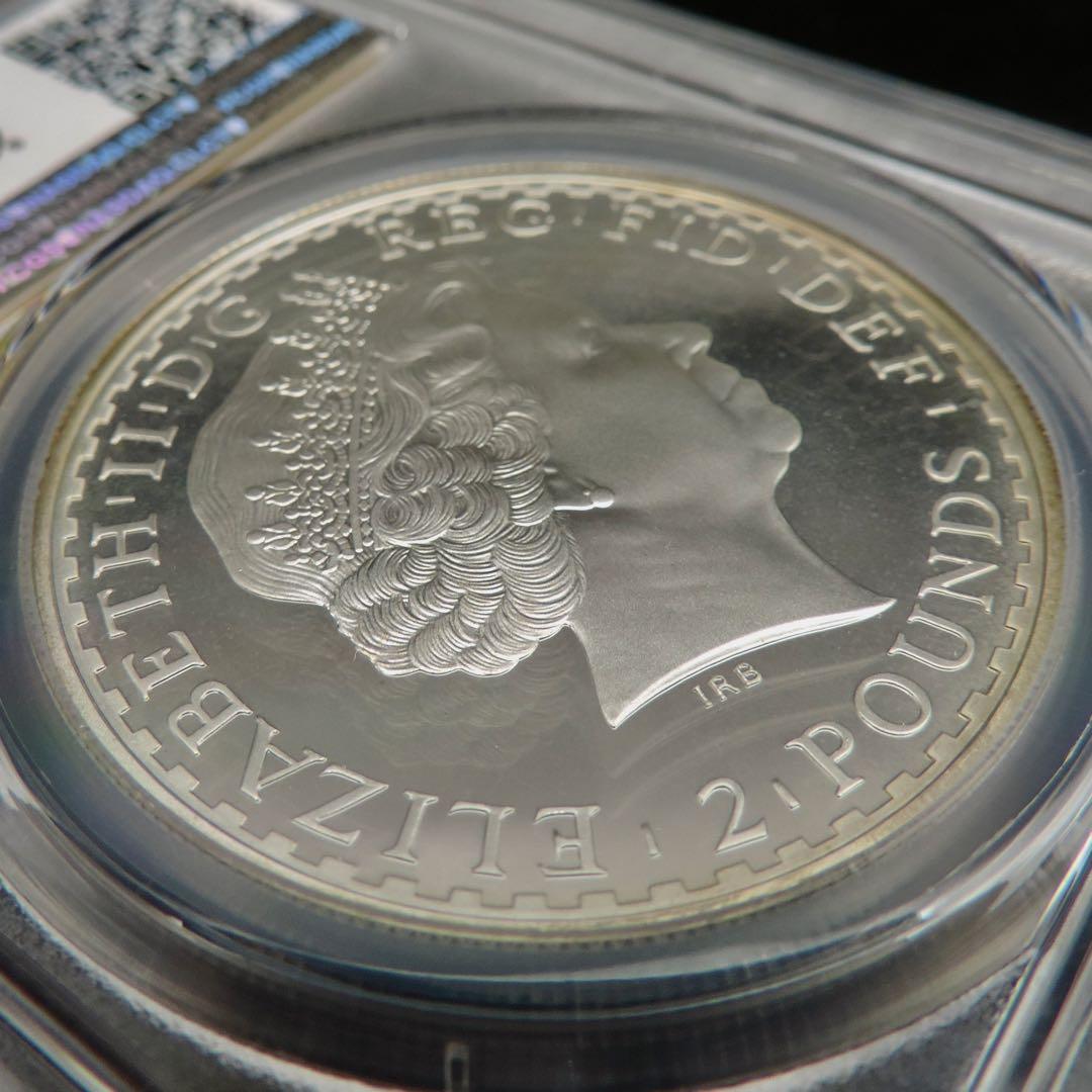 2008年 イギリス ブリタニア銀貨 PCGS PR69DCAM #94