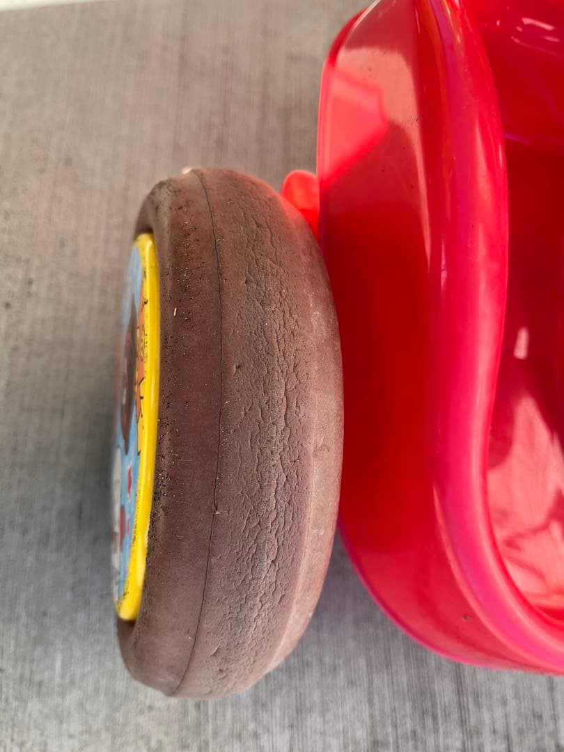 【直接お渡しできる方のみ購入ください】アンパンマン 三輪車 押し棒付き