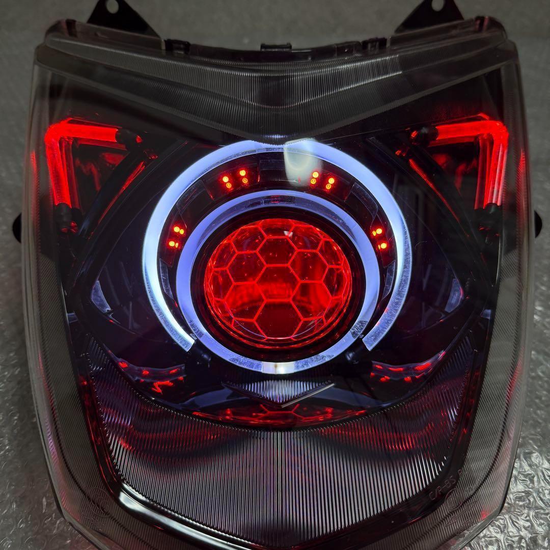 新品シグナスX 3型 デビルアイ LEDヘッドライト