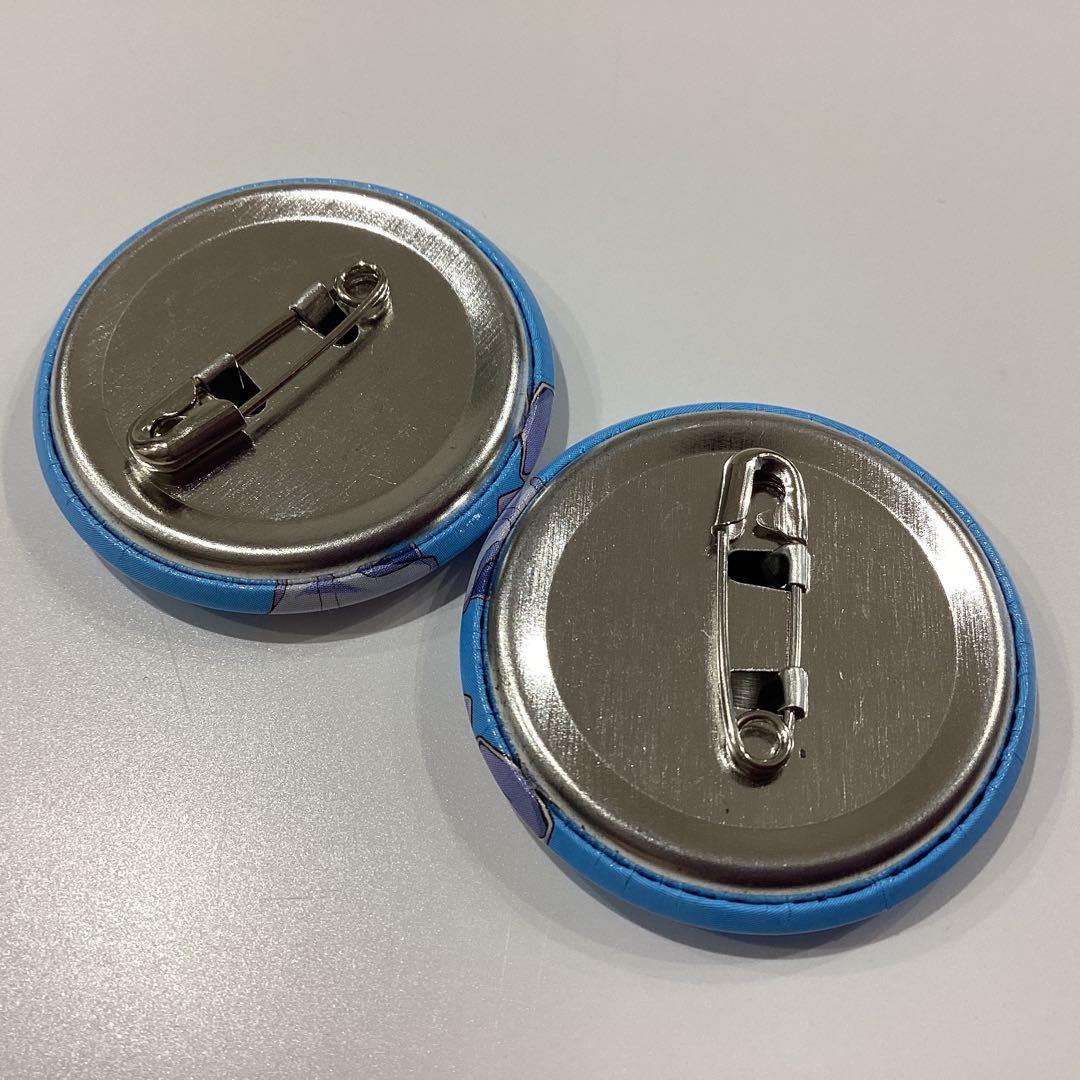 2個セット カラフルピーチ からぴち しまむら 缶バッジ るなさん るな