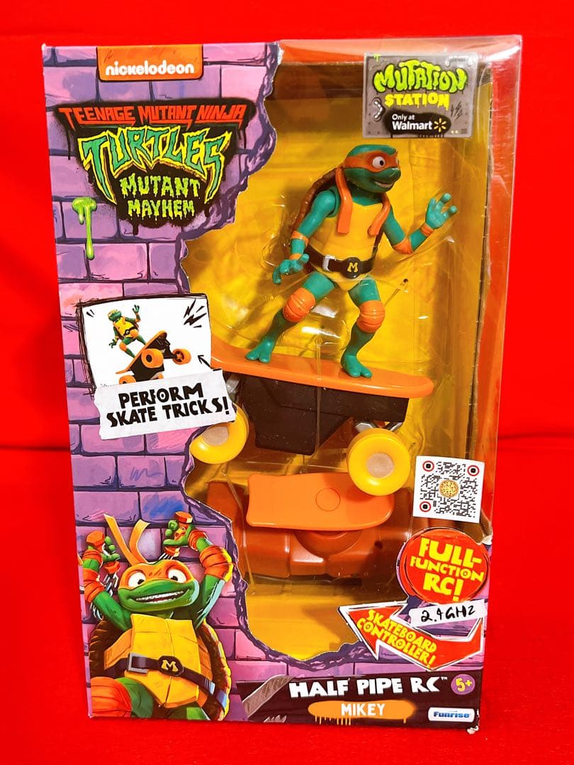 タートルズ ミュータントパニック ミケランジェロ スケボー RC フィギュア