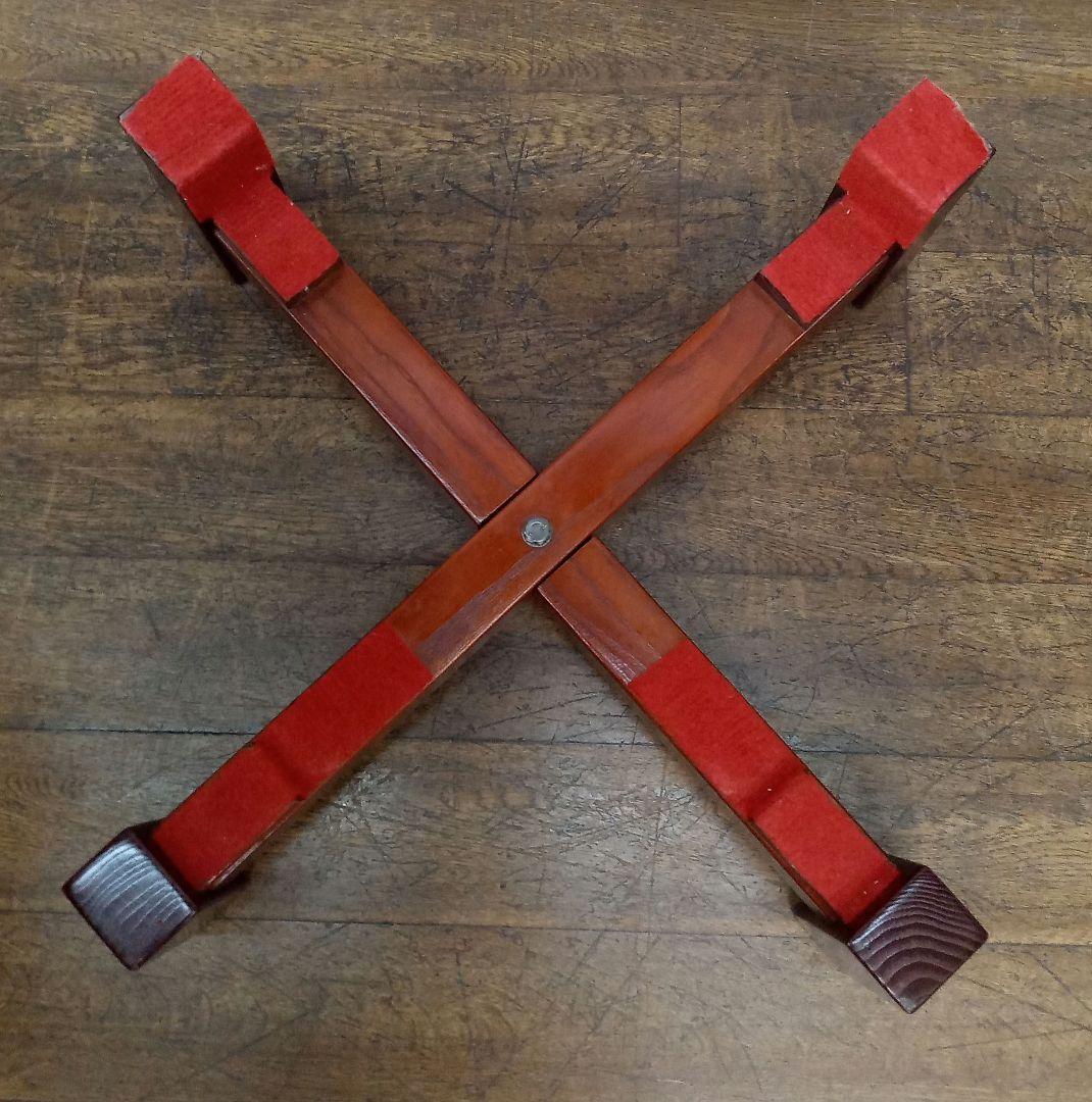 長胴太鼓　宮太鼓　和太鼓　巻き耳　1.5尺　台座　バチ付き　祭り　盆踊り