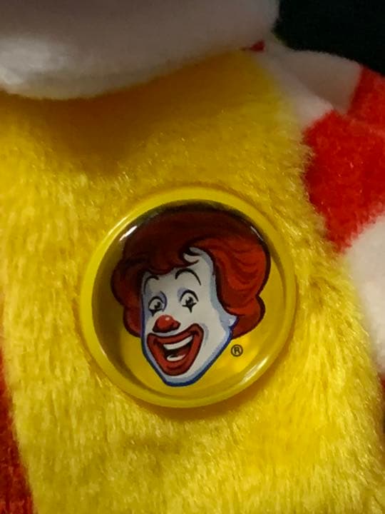 ty マクドナルド　ドナルド　ベア　レア　珍品　日本、市中未発売