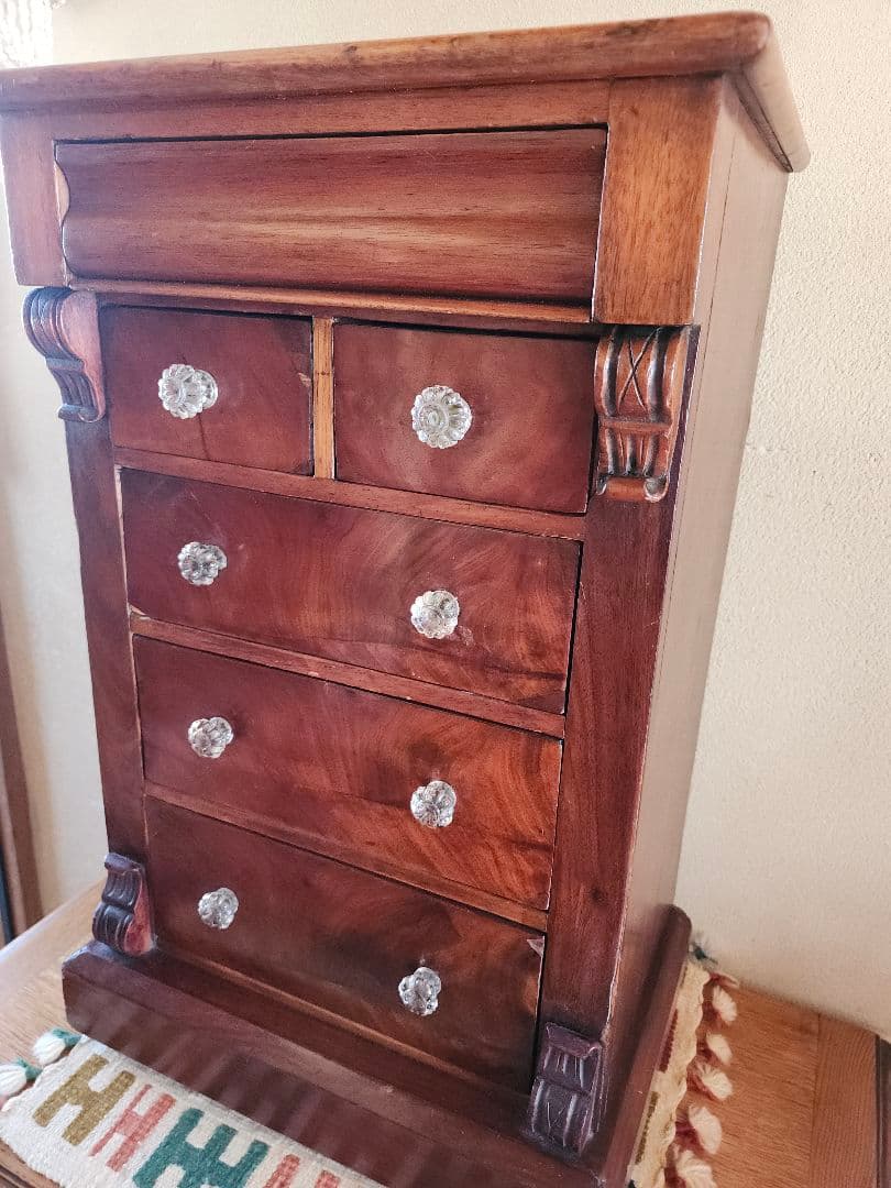 お正月限定価格！アンティーク　小さな　チェスト　イギリス　古い　マホガニー