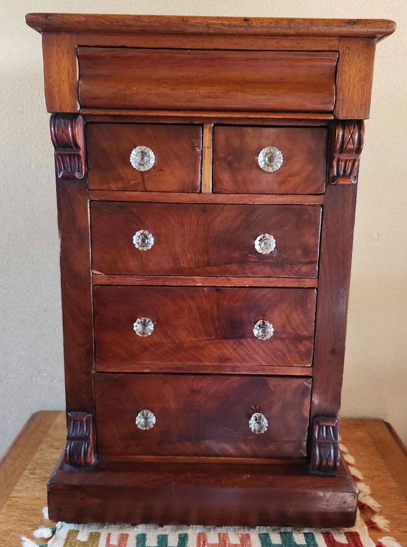 お正月限定価格！アンティーク　小さな　チェスト　イギリス　古い　マホガニー