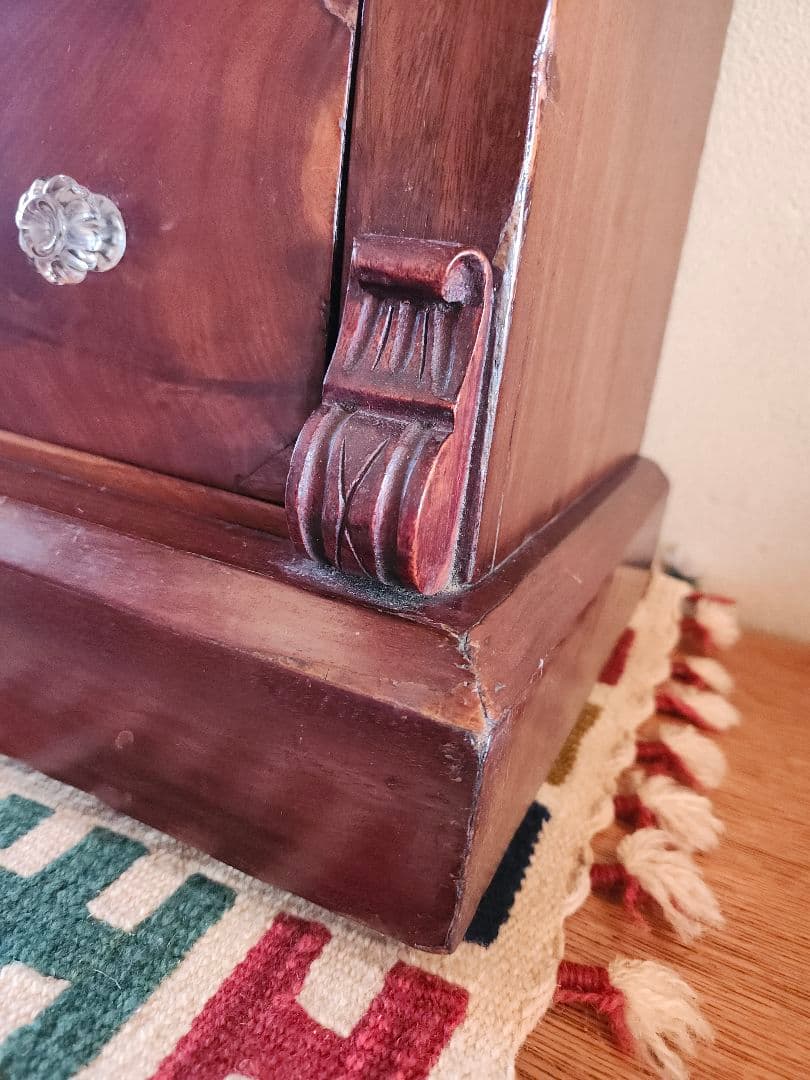 お正月限定価格！アンティーク　小さな　チェスト　イギリス　古い　マホガニー