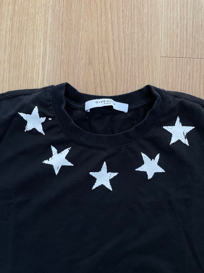 GIVENCHY ブラック 星柄 Tシャツ XXS