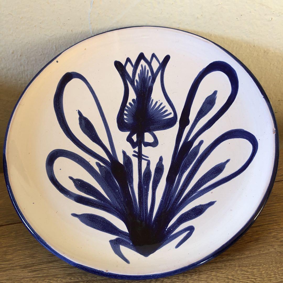 ロベール・ピコ　チューリップハンドペイント　プレート