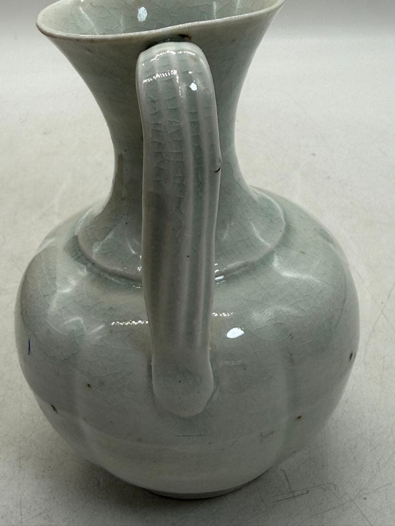 中国　宋時代　青白磁水注　木箱付　送料込み260125