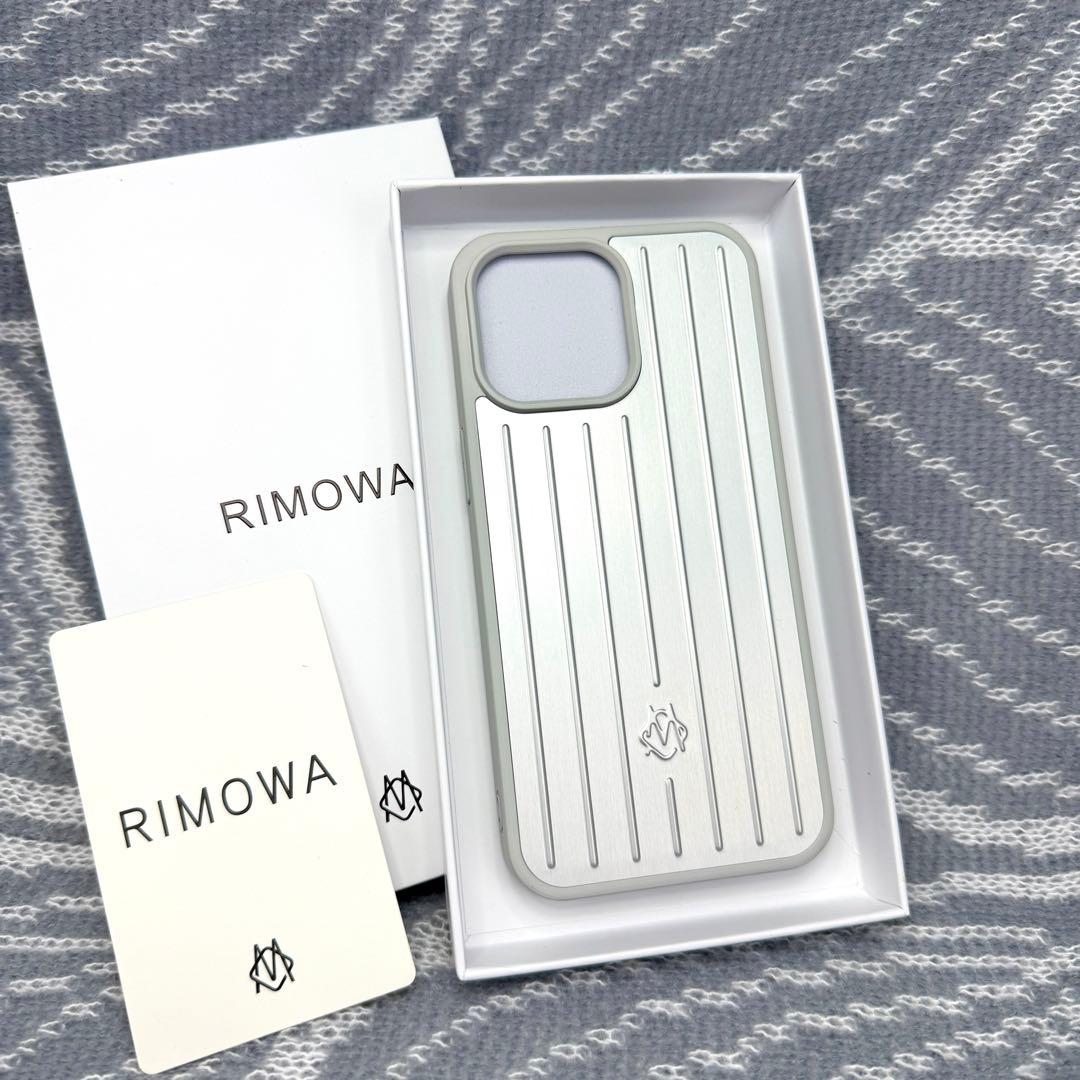 新品/未使用 RIMOWA リモワ iPhone15promxs ケースシルバー