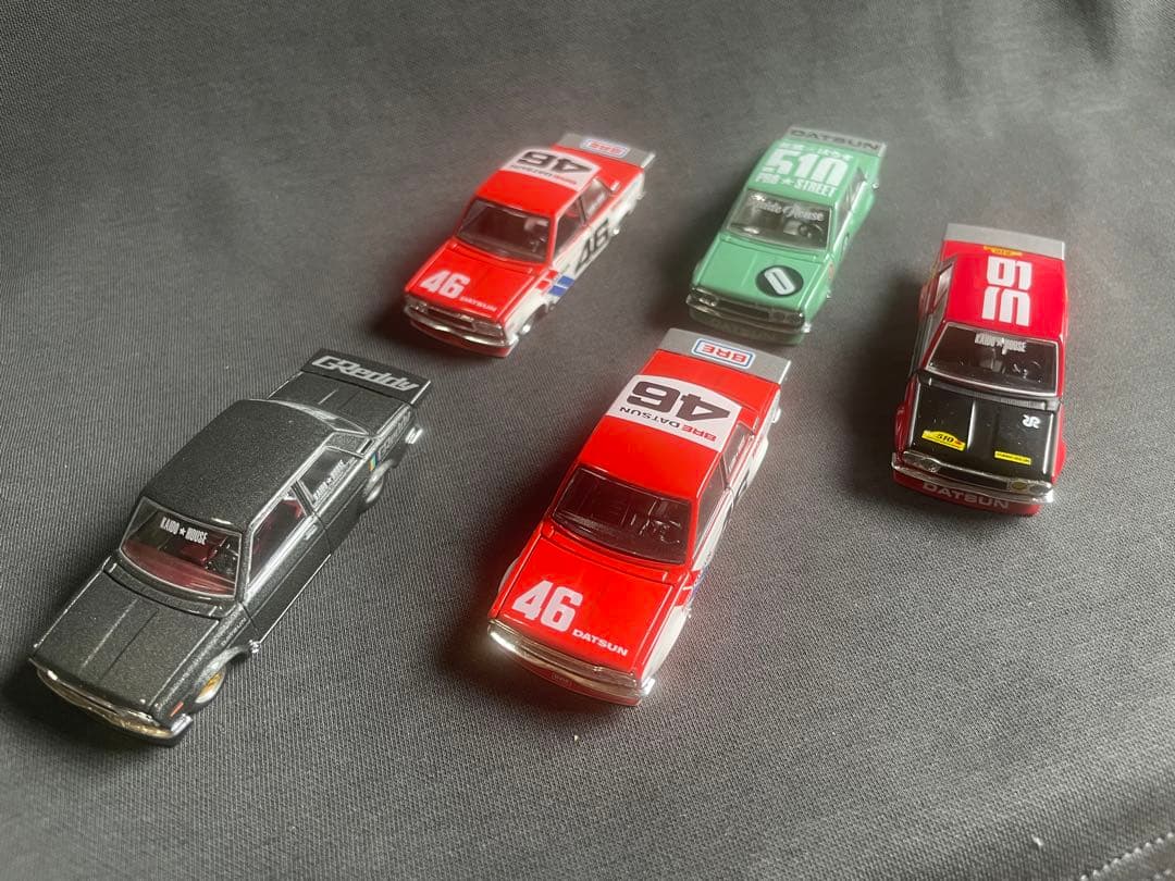 MiniGT KAIDO HOUSE Datsun 510 ミニカー 5台セット