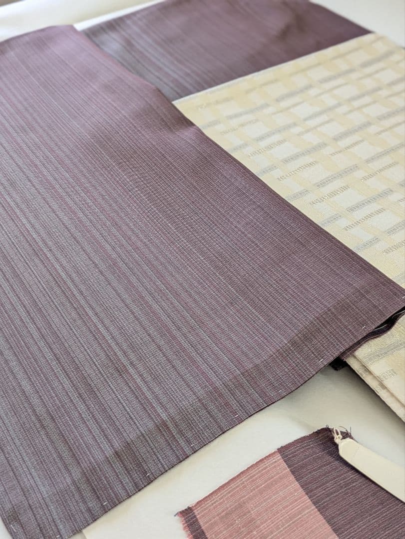 正絹単衣伝統工芸士塩沢高級紬