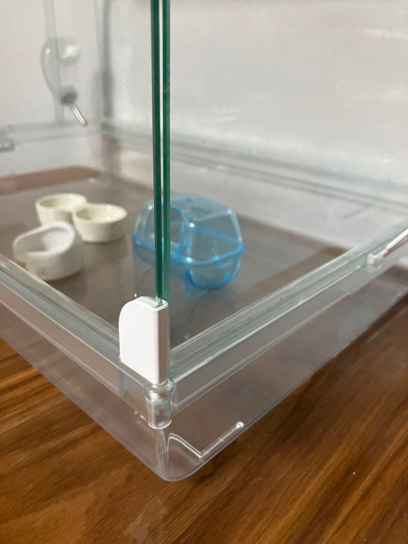 GEX 透明ガラス製小動物用ケージ　グラスハーモニー600 おまけ付き