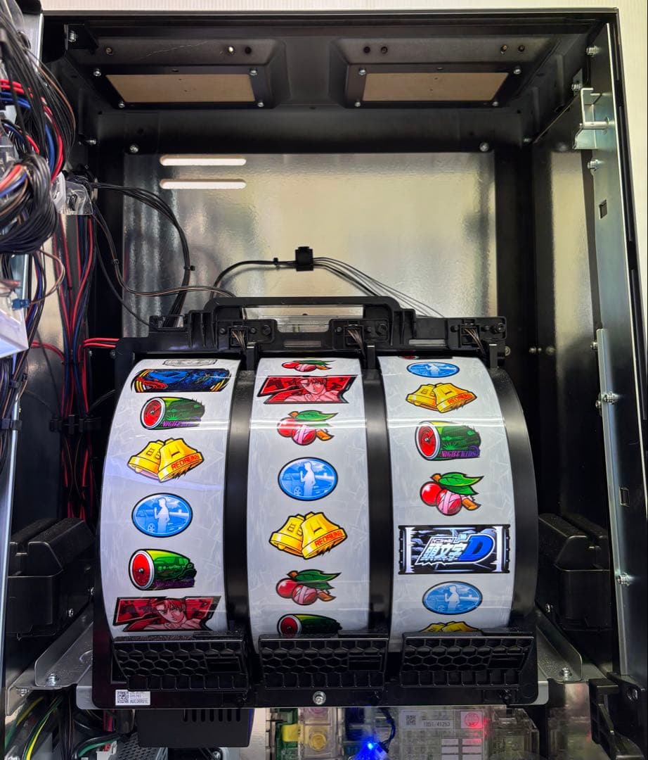 パチスロ実機【L 頭文字D 2nd YR】ユニット付 無段階ボリューム 送料無料