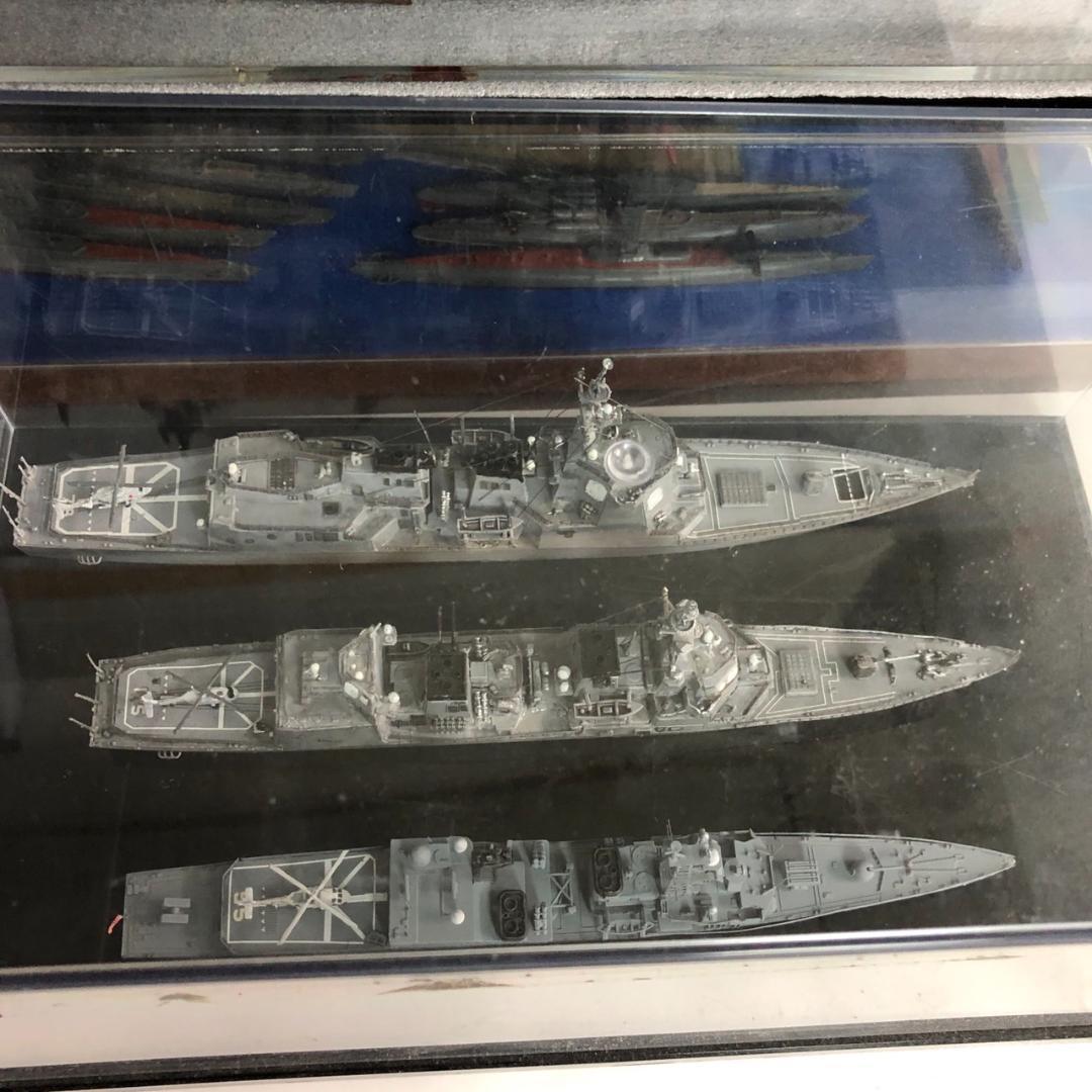 艦船模型セット 空母 軍艦 潜水艦 ケース付 ミリタリー艦船模型 精密完成品