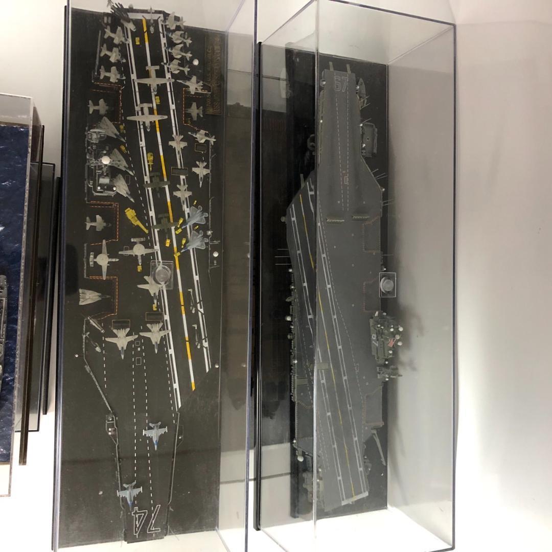 艦船模型セット 空母 軍艦 潜水艦 ケース付 ミリタリー艦船模型 精密完成品