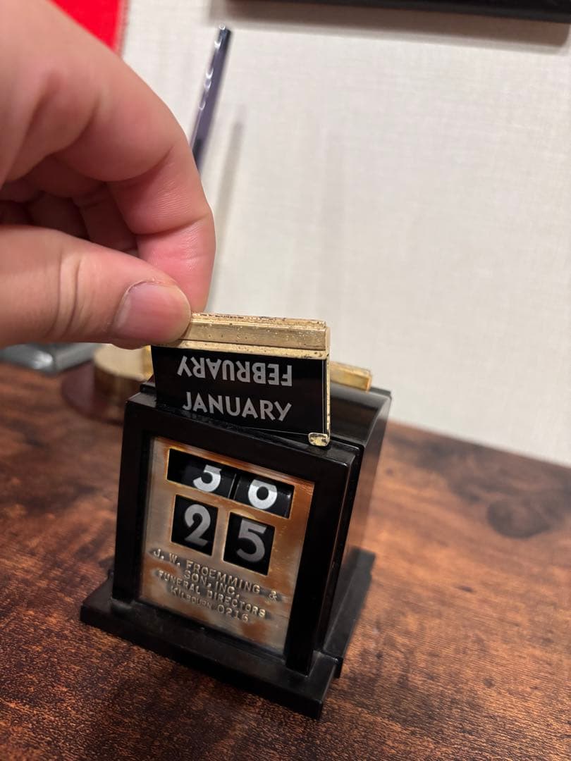 1940〜50's Vintage デスクカレンダー