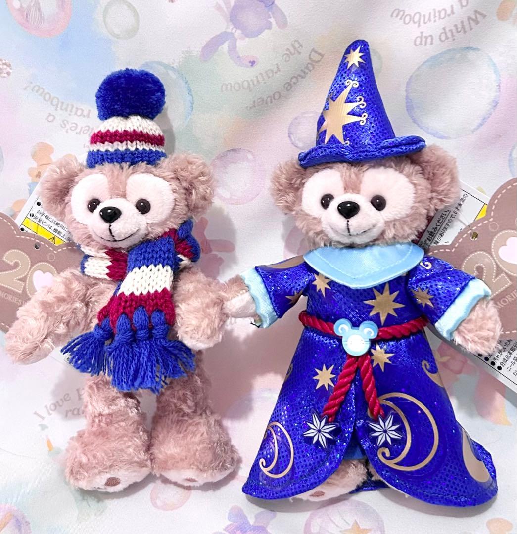 お顔厳選♡ ダッフィー　20周年 復刻版　ぬいぐるみバッジ　２点