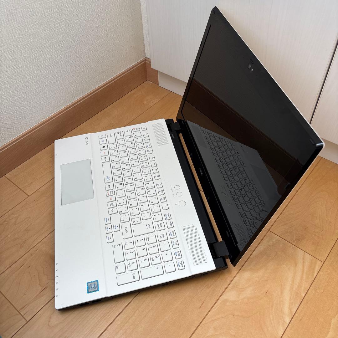 LAVIE ホワイト ノートPC 日本語配列