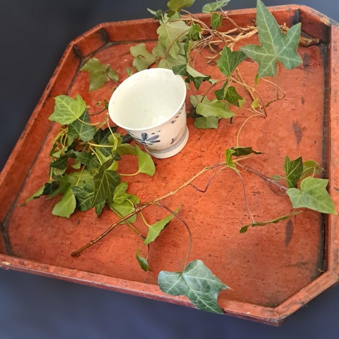 「400年前のロマン！ 初期伊万里 蕎麦ちょこ」 染付猪口(直径8cm) 骨董ア