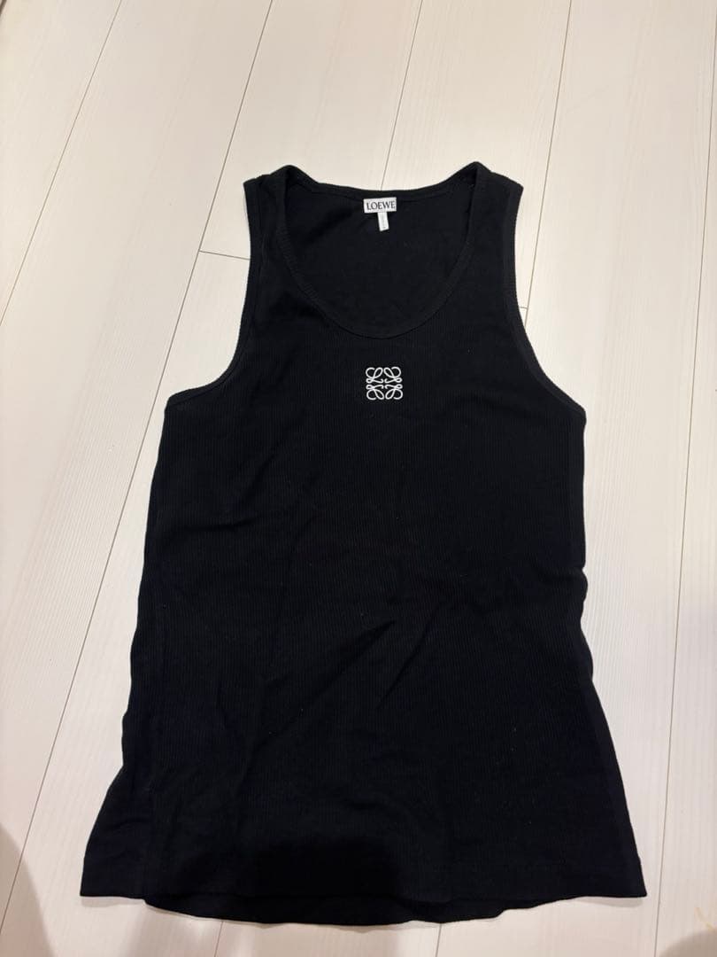 LOEWE ブラック タンクトップ ［確実正規品］