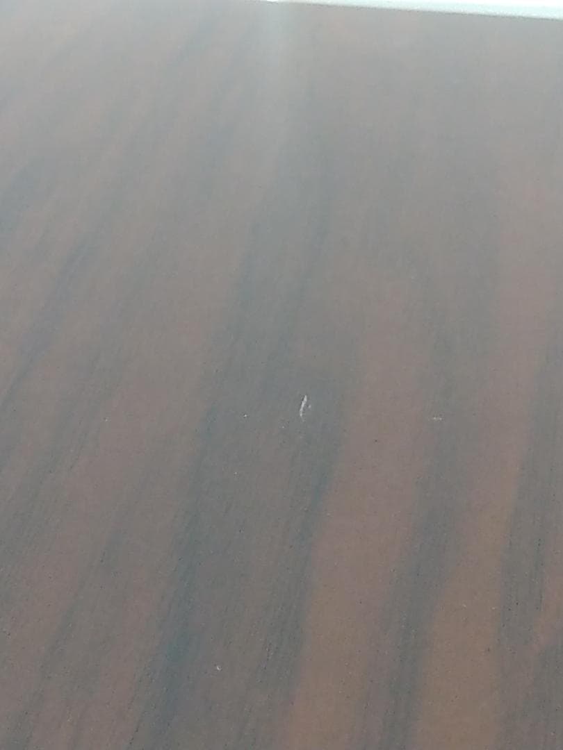 折りたたみ式ダイニングテーブル ダークブラウン USED