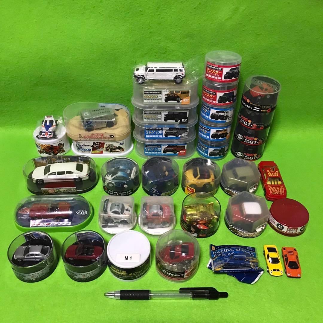 コーヒー缶おまけ他　プルバックカー、ミニカー　37個セット