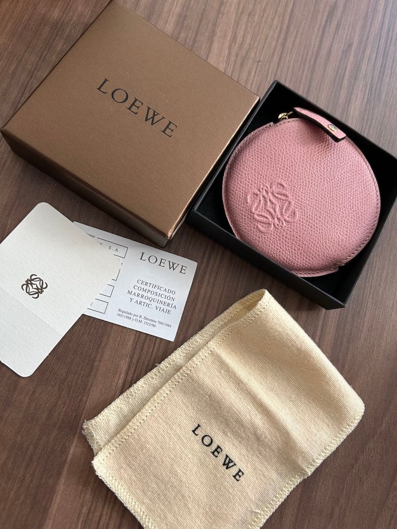 ロエベ・LOEWE☆ケース・小銭入れ☆ピンク