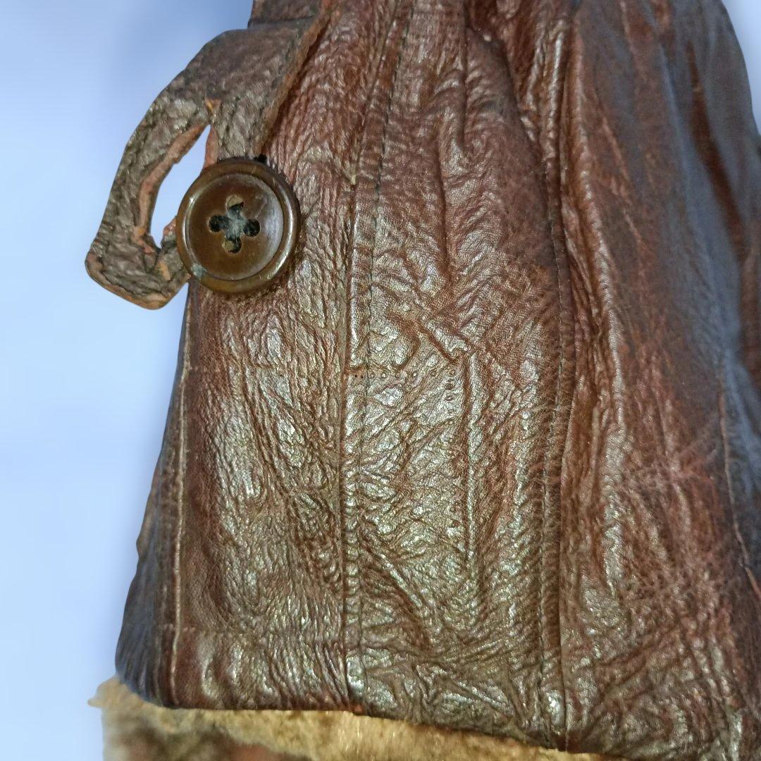 日本海軍冬用飛行帽と飛行眼鏡（実物)