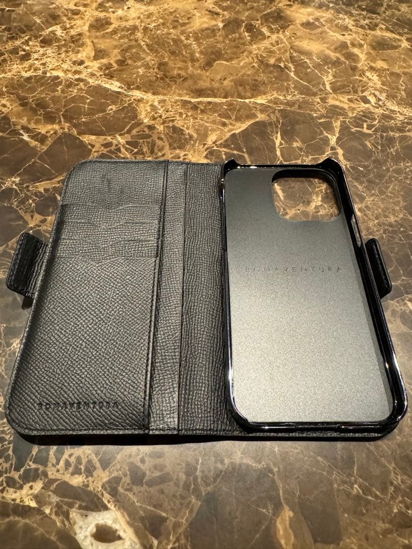 BONAVENTURA iPhone15Pro Maxスタンドダイアリーケース