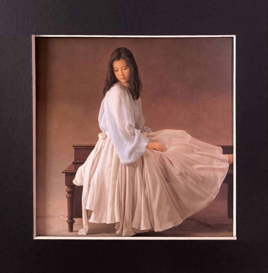 森本草介、「未来」、希少な画集の額装画、オーダーマット付・日本製新品額入り