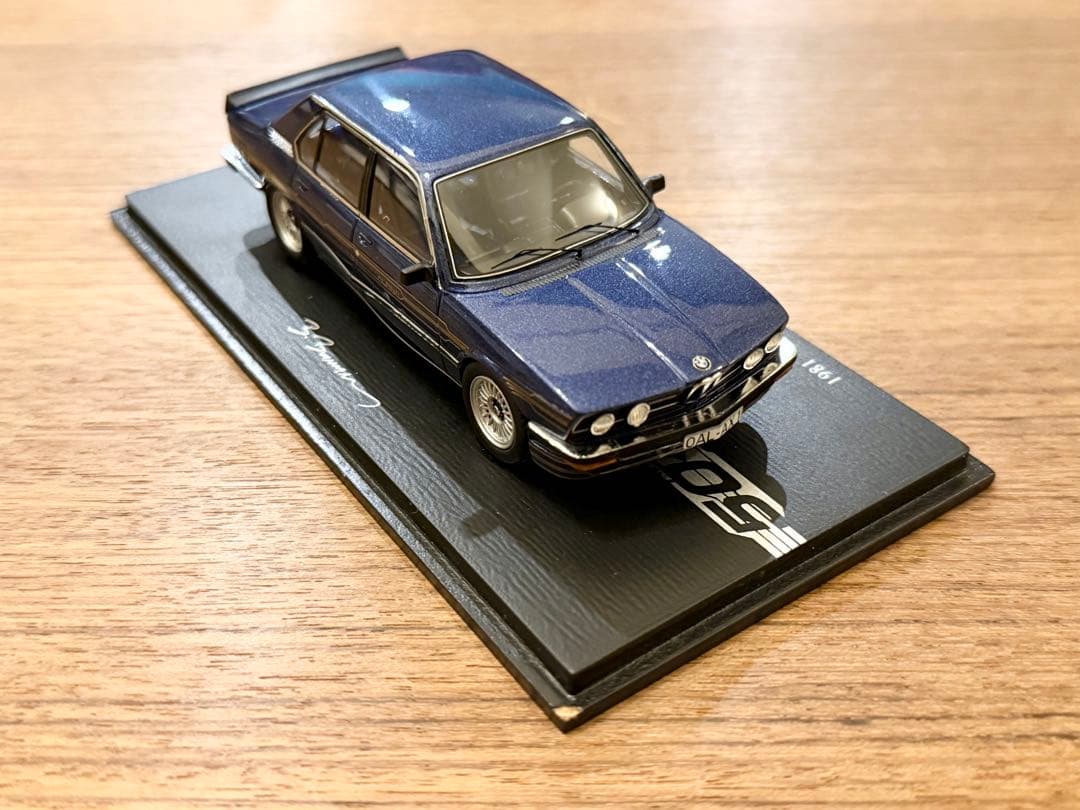 新品 1/43 アルピナ純正 スパーク アルピナ B7Sターボ アルピナブルー