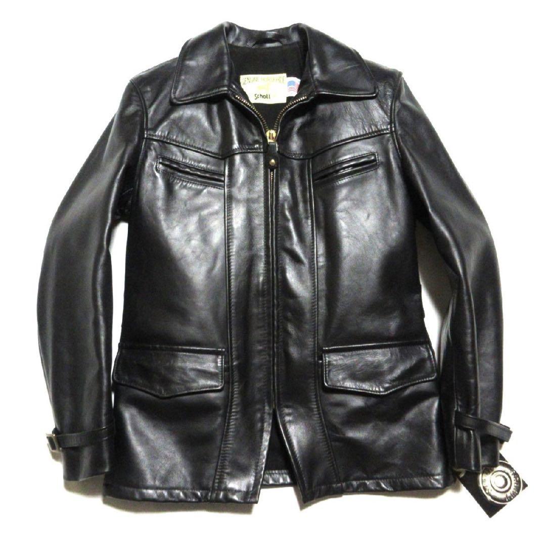 未使用級Schott 699H/7142 ショット レザー ジャケット　40 黒