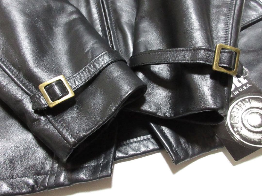 未使用級Schott 699H/7142 ショット レザー ジャケット　40 黒
