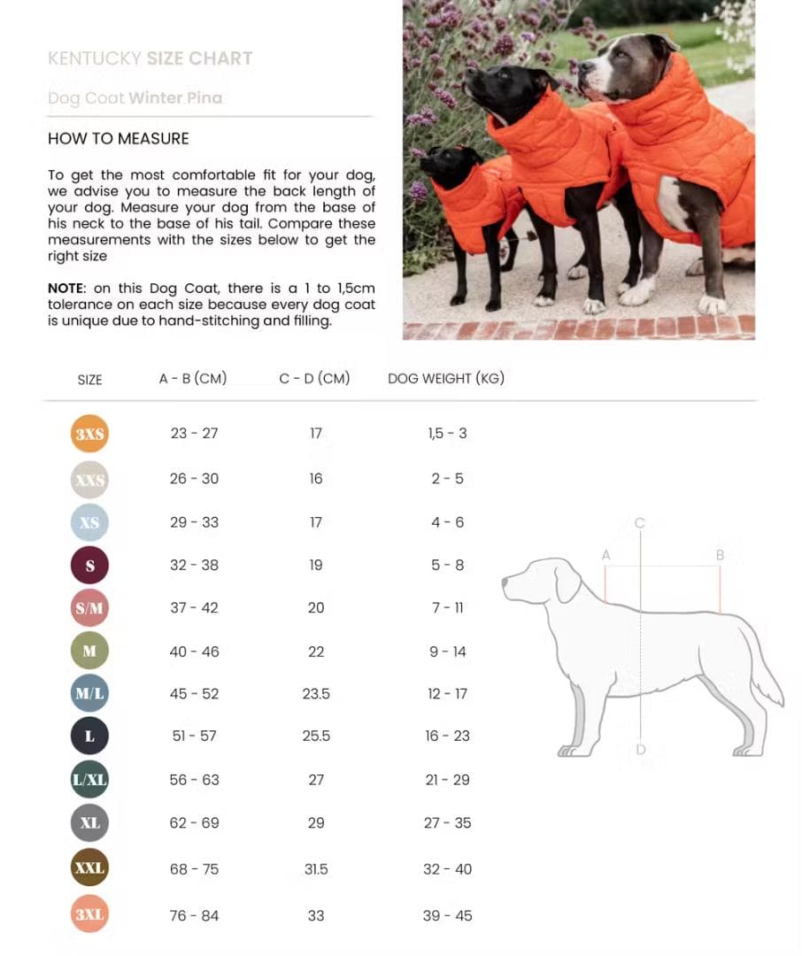 Kentucky Dogwear 未使用ベルギー ドッグコート 中綿入り