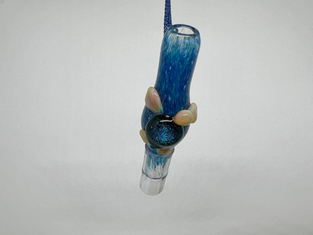 シーシャ　マウスピース　ガラス製ハンドメイド品ブルータートル
