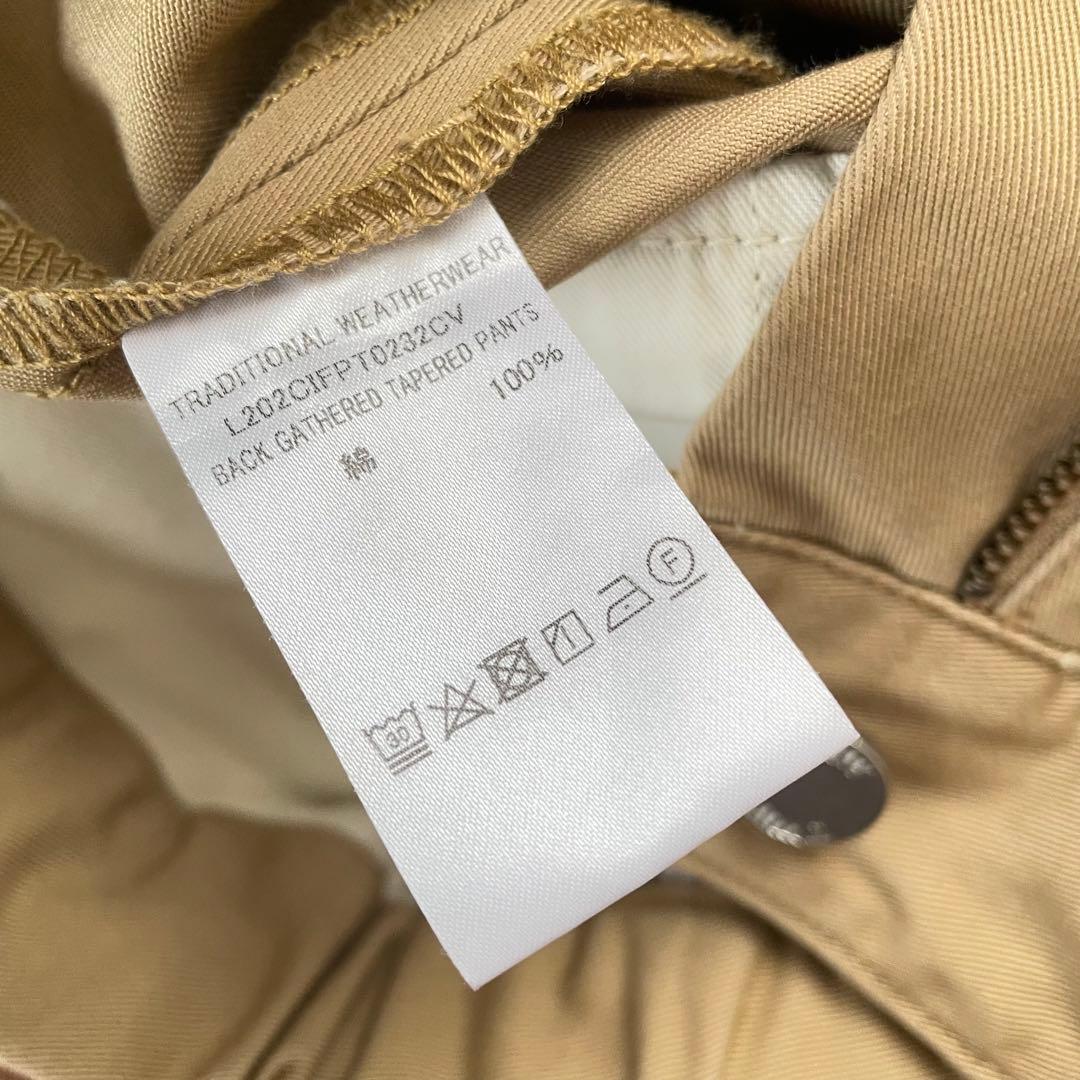【TWW】ベージュ チノパン プリーツ入り　レディース