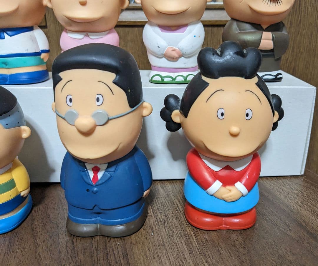 サザエさん一家　貯金箱　7点セット売り　⚠バラ売り不可