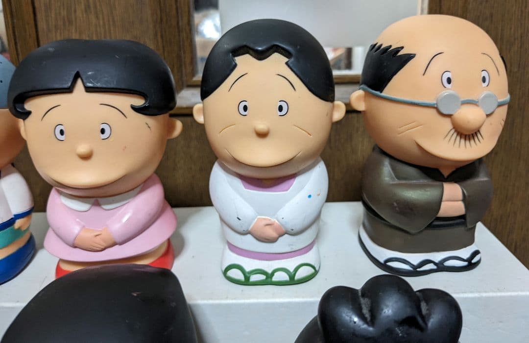 サザエさん一家　貯金箱　7点セット売り　⚠バラ売り不可