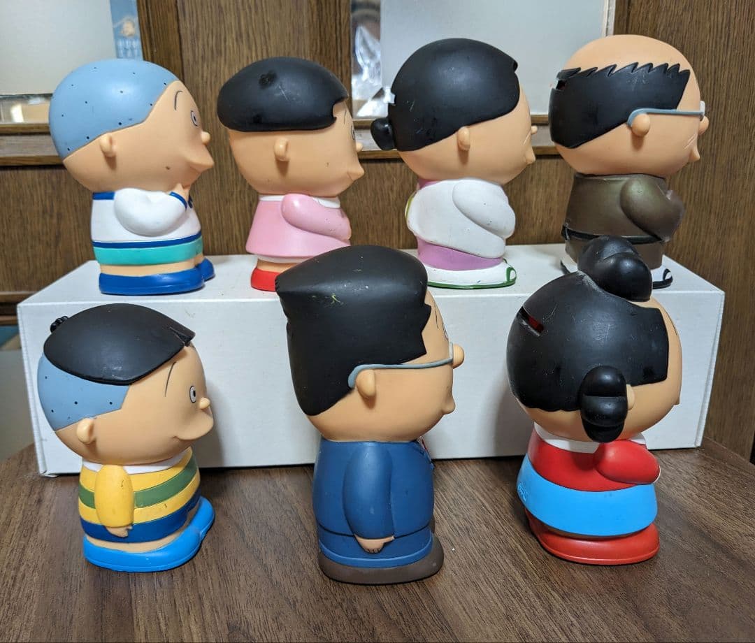 サザエさん一家　貯金箱　7点セット売り　⚠バラ売り不可