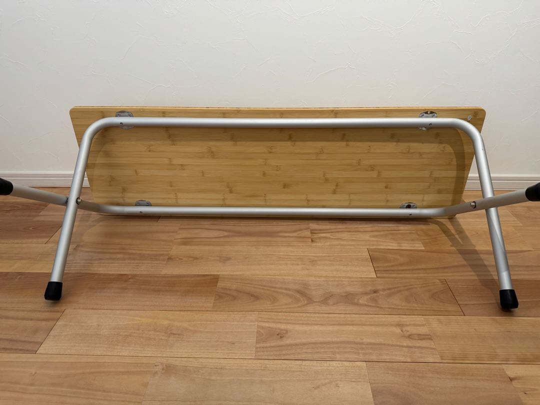  Peak フォールディングシェルフ　ロング竹 アウトドアテーブル②