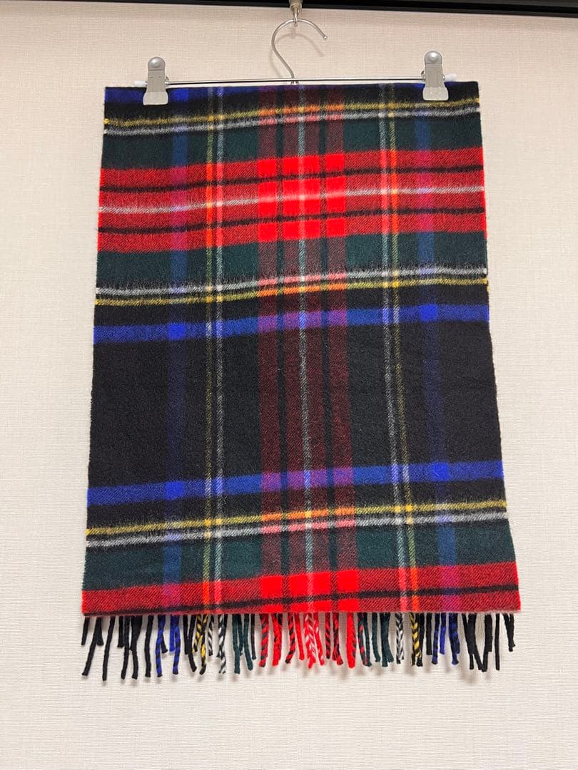 Johnstons of Elgin カシミヤマフラー タータンチェック