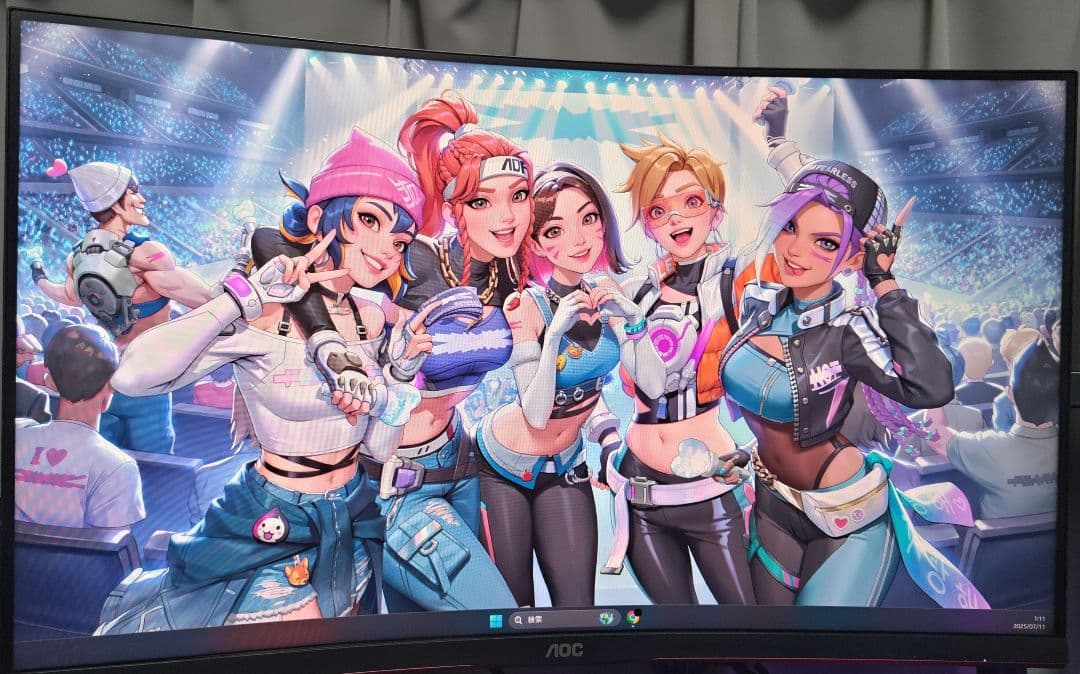 AOC 31.5インチ ゲーミングモニター C32G2ZE 240Hz 本体