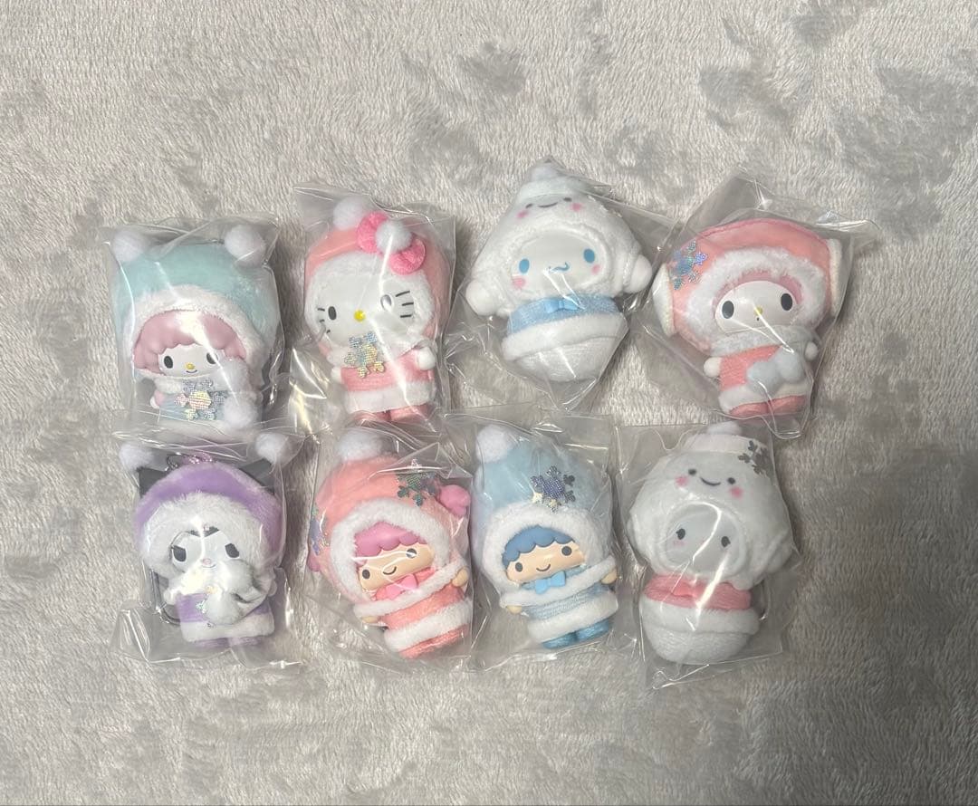 サンリオ　ちびっとも　シークレットキーホルダー　雪の精　コンプリート