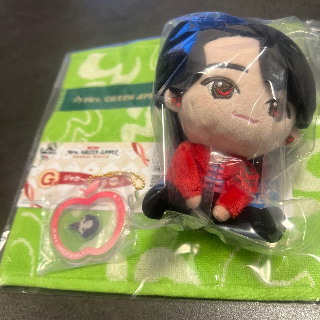 一番くじMrs. GREEN APPLE A賞 大森元貴　チャーム　タオル