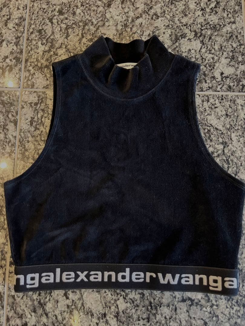 alexanderwang アレキサンダーワン　ベロア　タンクトップ